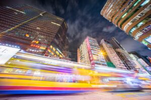 Time-lapse Photography of Road Near Buildings